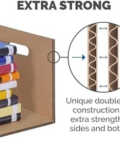 bulk bankers box 8 pack medium classic moving boxes, tape-free with reinforced handles manufacturer