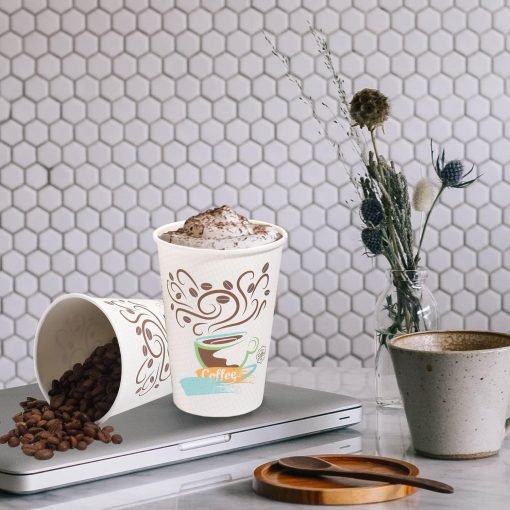 wholesale 16 oz disposable coffee cups - no lid, ideal for cafe, restaurant, office, and home - factory direct
