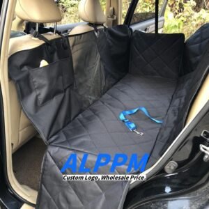 150x140x40cm Custom Ultrasonic Welded 600D Oxford Cloth Full Enclosure Waterproof Vehicle Pet Mat with Mesh and Pockets Rear Seat Dog Pad - Manufacturer