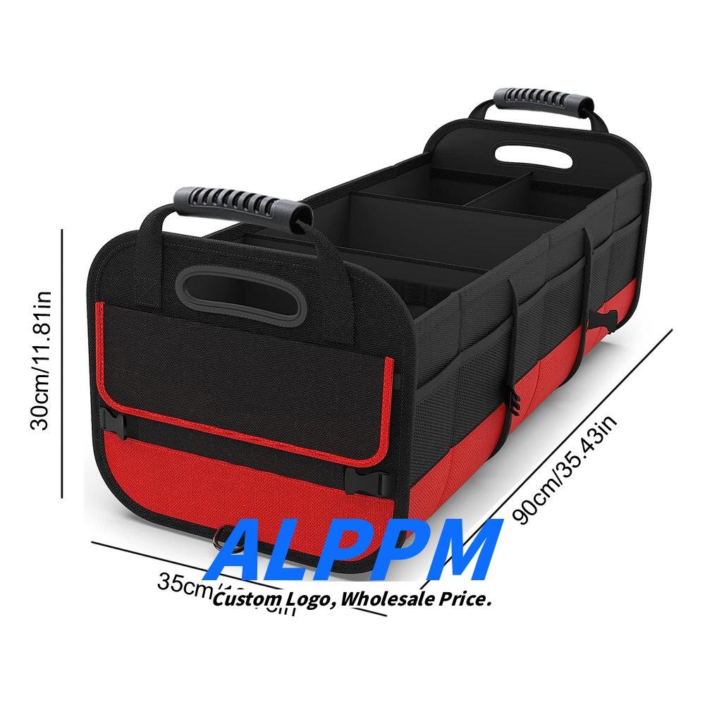 90x35x30cm Custom Multi-Functional SUV Large Capacity Car Trunk Storage Box Practical Organizer - Manufacturer