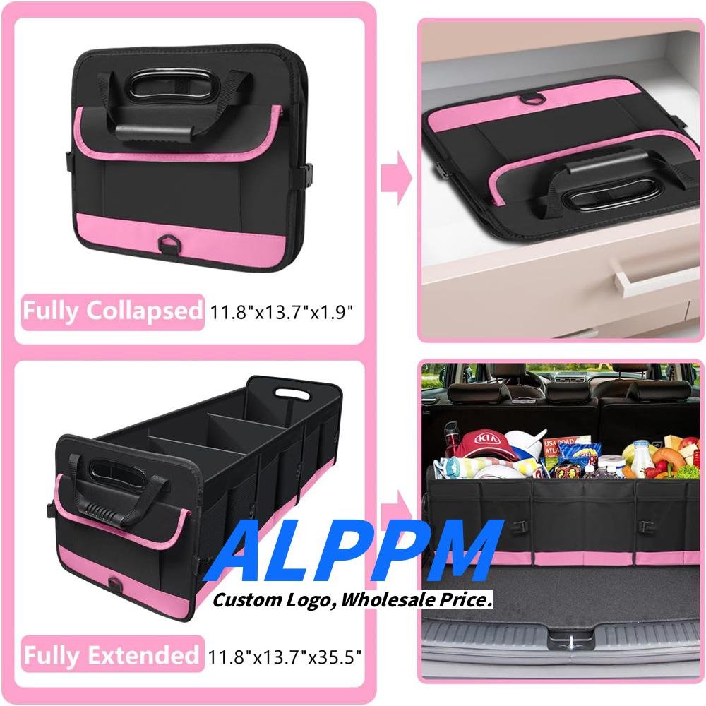 90x35x30cm Custom Multi-Functional SUV Large Capacity Car Trunk Storage Box Practical Organizer - Manufacturer