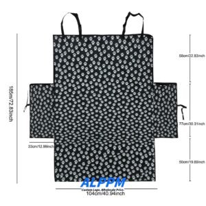 185x105x33cm Custom Dog Paw Print Thickened Waterproof SUV Extended Trunk Anti-Dirt Pet Mat Full Enclosure Vehicle Dog Pad - Manufacturer