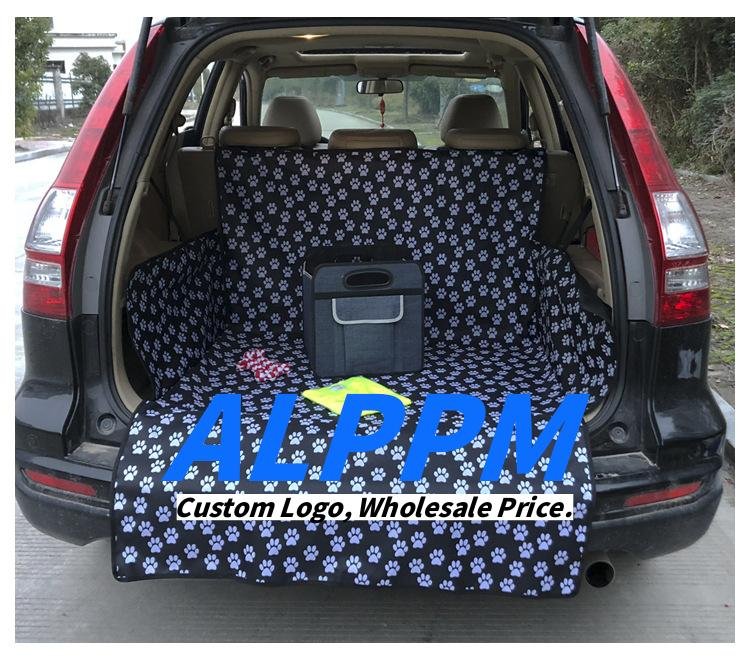 185x105x33cm Custom Dog Paw Print Thickened Waterproof SUV Extended Trunk Anti-Dirt Pet Mat Full Enclosure Vehicle Dog Pad - Manufacturer